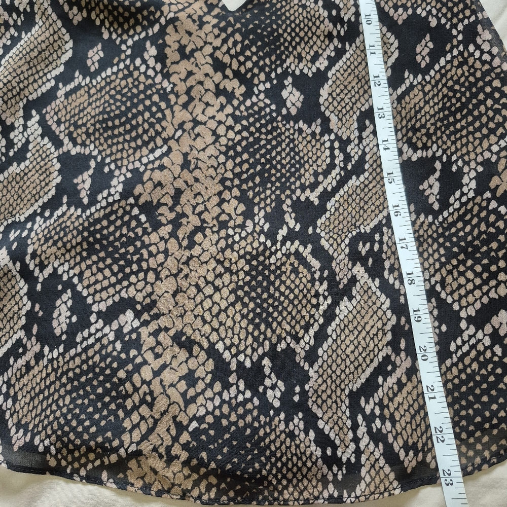 Zara Trf Snake Print Strappy Camisole Tank Top Sz XS NWOT - Picture 11 of 11